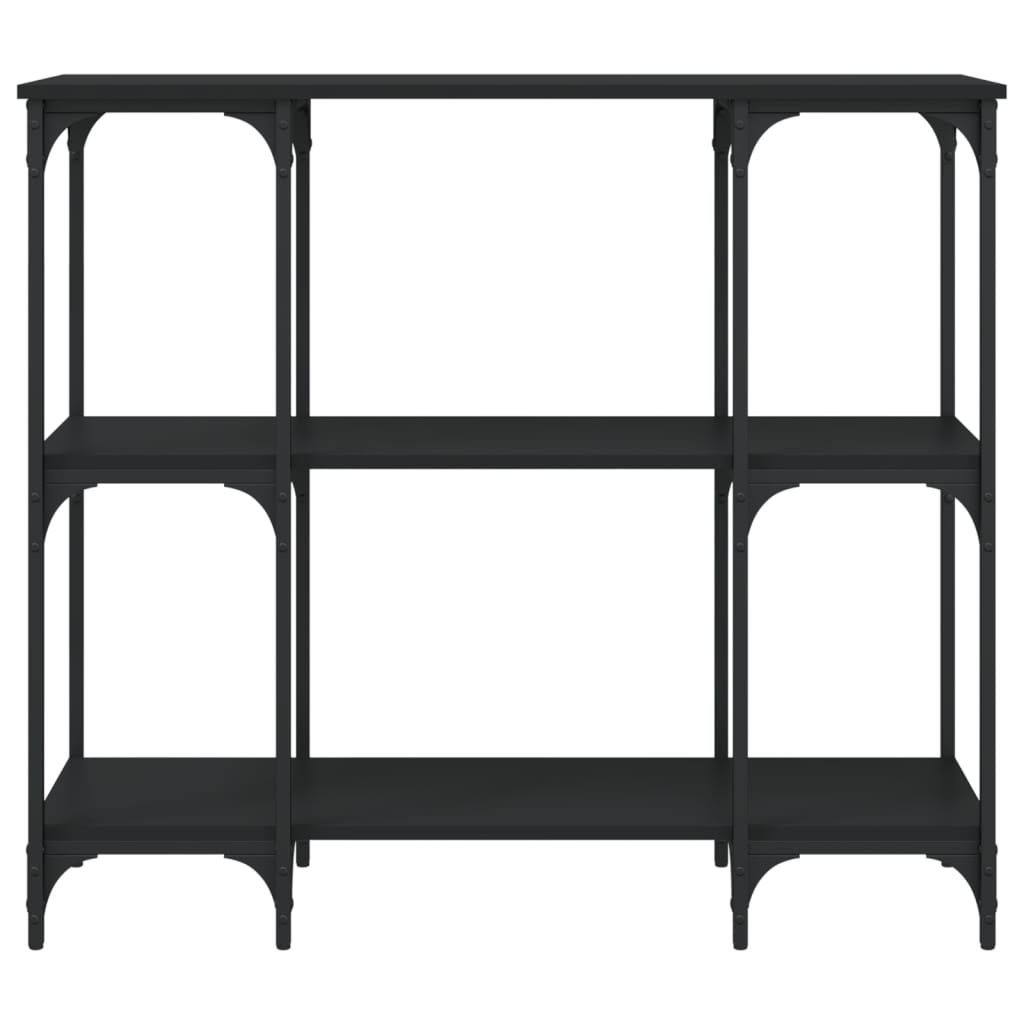 vidaXL Console Table Black 102x35x90 cm Engineered Wood
