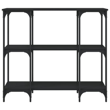 vidaXL Console Table Black 102x35x90 cm Engineered Wood