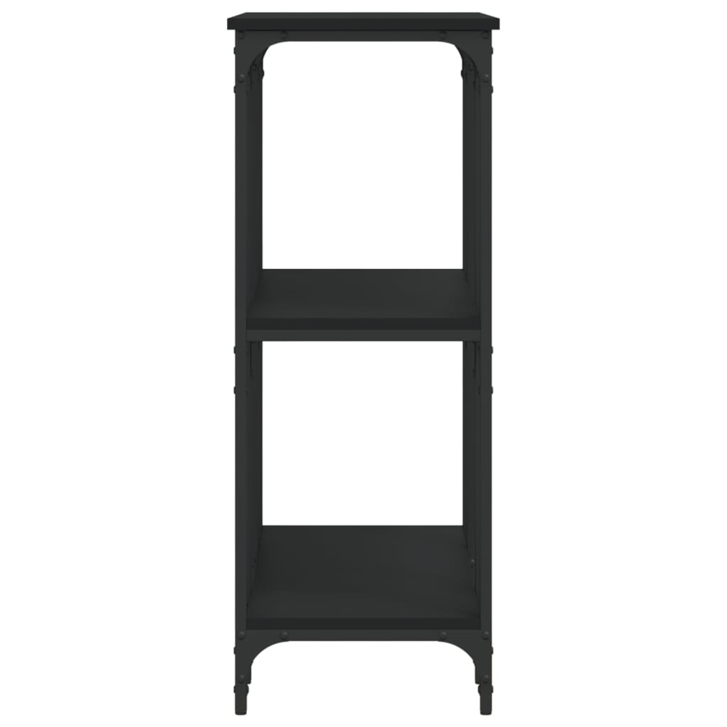 vidaXL Console Table Black 102x35x90 cm Engineered Wood