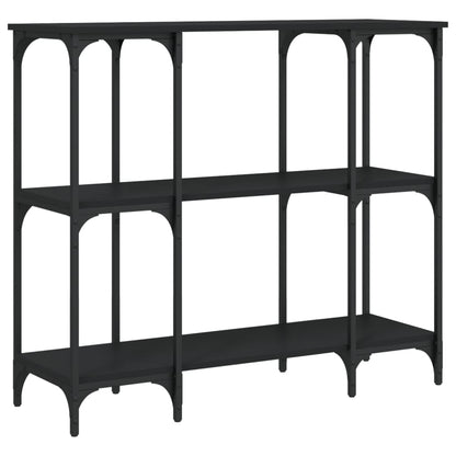 vidaXL Console Table Black 102x35x90 cm Engineered Wood
