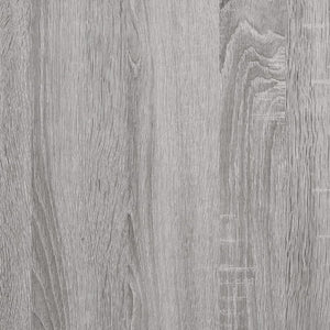 vidaXL Console Table Grey Sonoma 102x35x90 cm Engineered Wood