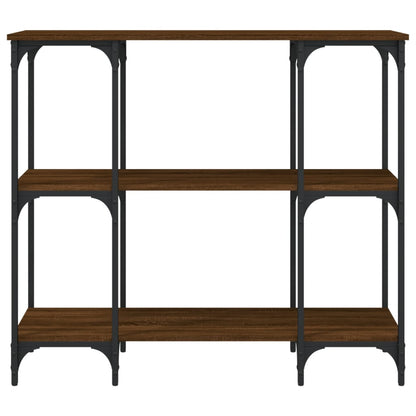 vidaXL Console Table Brown Oak 102x35x90 cm Engineered Wood