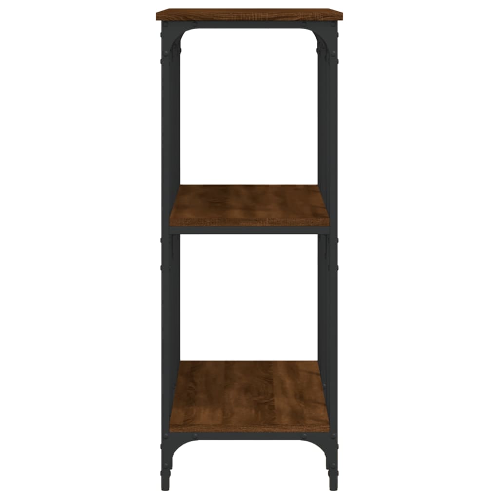 vidaXL Console Table Brown Oak 102x35x90 cm Engineered Wood