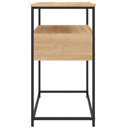 vidaXL Console Table Sonoma Oak 75x40x75 cm Engineered Wood