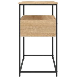 vidaXL Console Table Sonoma Oak 75x40x75 cm Engineered Wood
