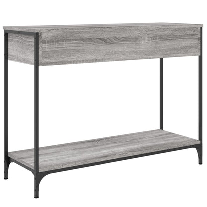 vidaXL Console Table Grey Sonoma 100x34,5x75 cm Engineered Wood