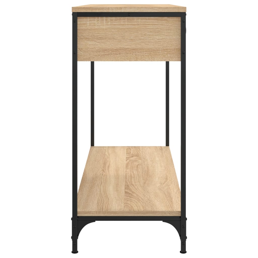 vidaXL Console Table Sonoma Oak 100x34.5x75 cm Engineered Wood