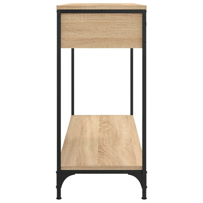 vidaXL Console Table Sonoma Oak 100x34.5x75 cm Engineered Wood