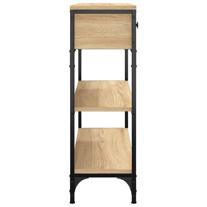 vidaXL Console Table Sonoma Oak 72,5x25x75 cm Engineered Wood