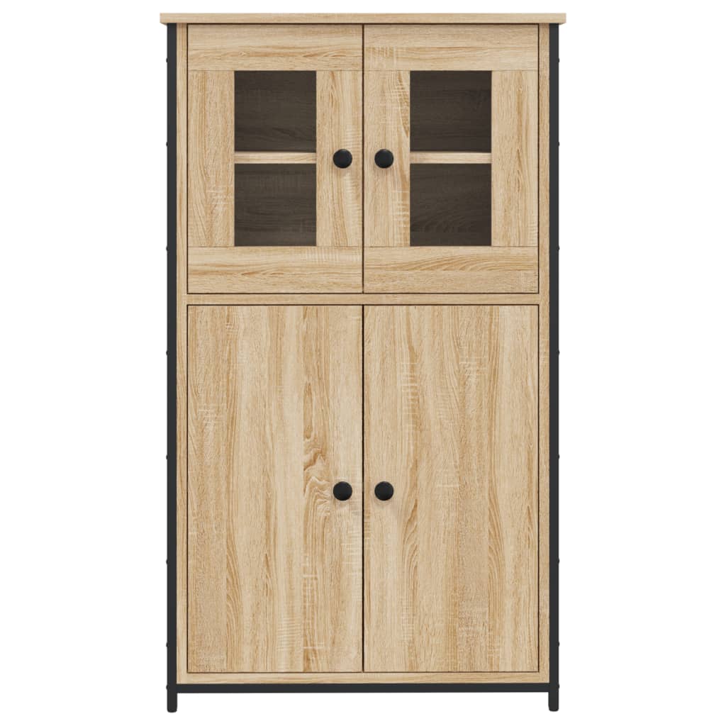 vidaXL Highboard Sonoma Oak 62x32x106.5 cm Engineered Wood