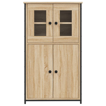 vidaXL Highboard Sonoma Oak 62x32x106.5 cm Engineered Wood