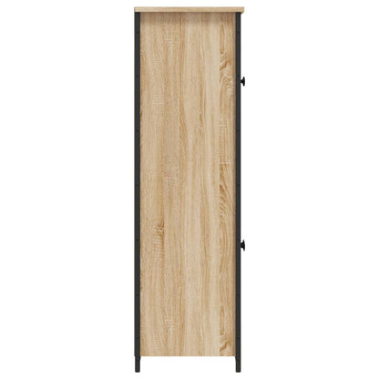 vidaXL Highboard Sonoma Oak 62x32x106.5 cm Engineered Wood