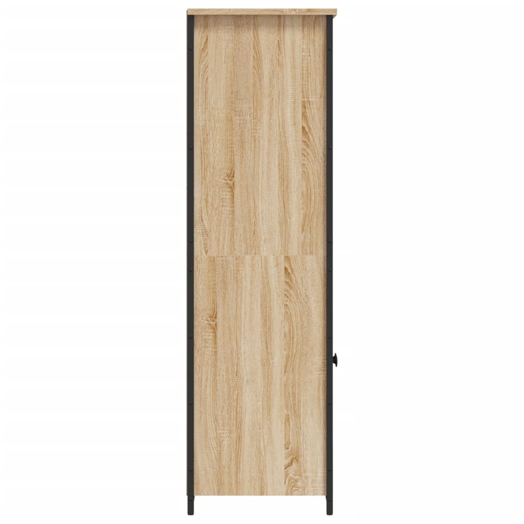 vidaXL Highboard Sonoma Oak 62x36x121.5 cm Engineered Wood