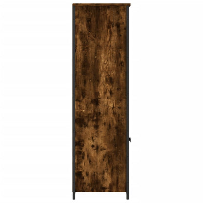 vidaXL Highboard Smoked Oak 62x36x121.5 cm Engineered Wood
