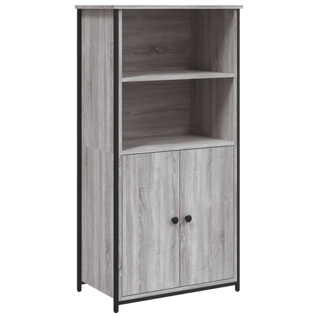 vidaXL Highboard Grey Sonoma 62x36x121,5 cm Engineered Wood