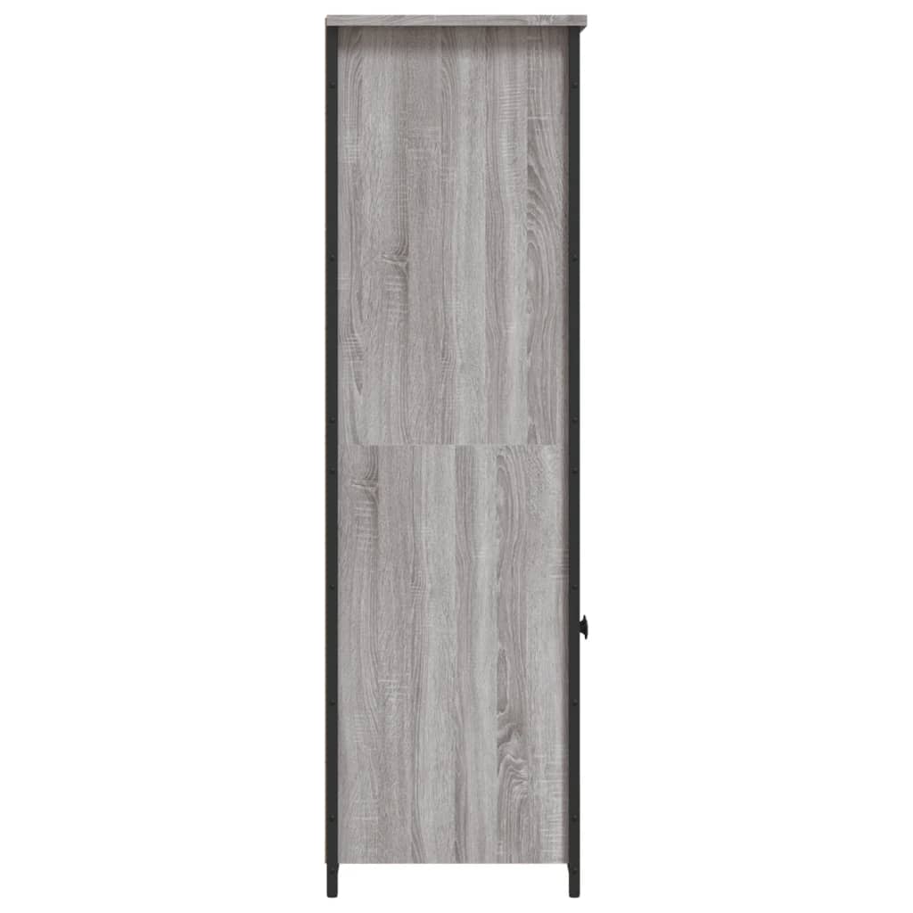 vidaXL Highboard Grey Sonoma 62x36x121,5 cm Engineered Wood