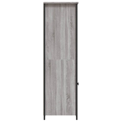 vidaXL Highboard Grey Sonoma 62x36x121,5 cm Engineered Wood