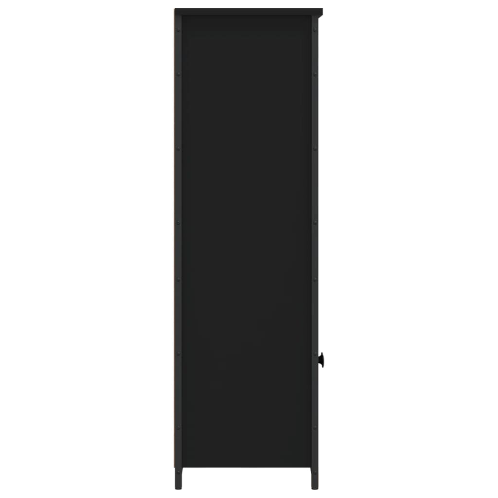 vidaXL Highboard Black 62x32x103.5 cm Engineered Wood
