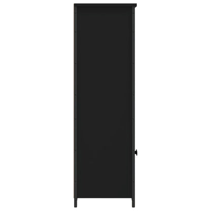 vidaXL Highboard Black 62x32x103.5 cm Engineered Wood