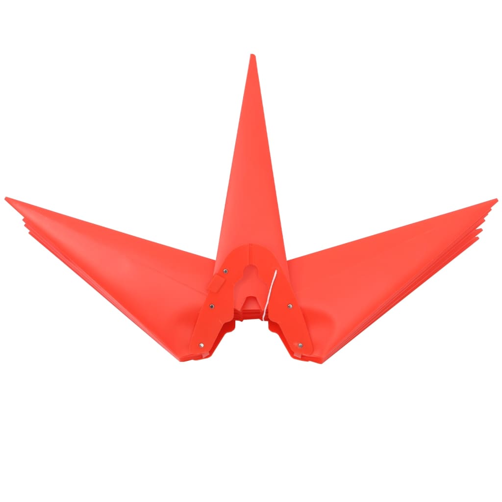 vidaXL Christmas Lights with LEDs 3 pcs Foldable Red