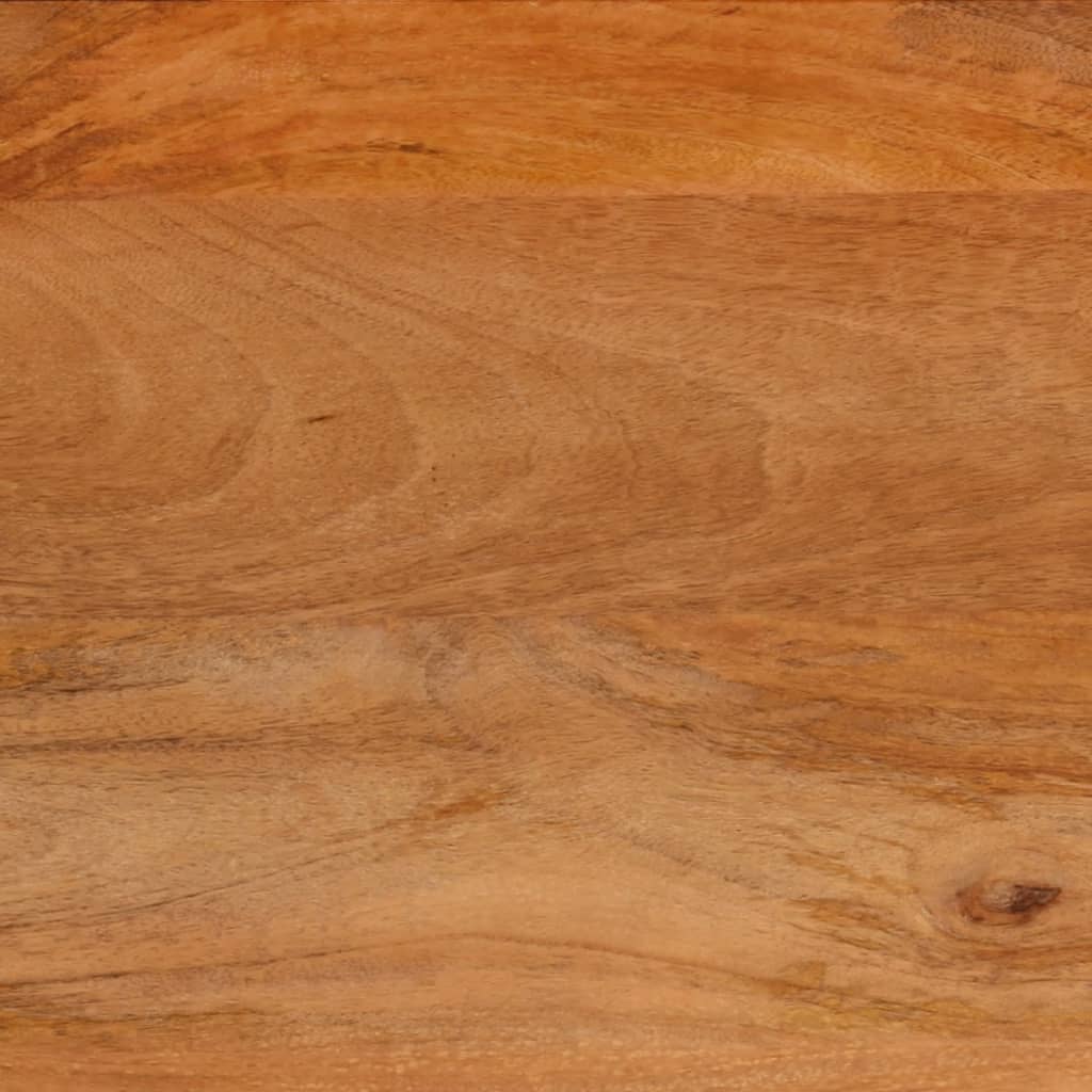 vidaXL Coffee Table Brown and Black 100x54x40 cm Solid Wood Mango