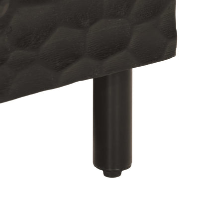 vidaXL Bedside Cabinets 2 pcs Black 40x33x46 cm Solid Wood Mango