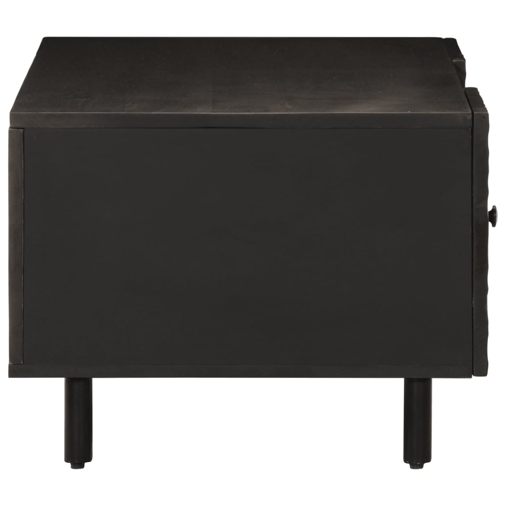 vidaXL Coffee Table Black 100x54x40 cm Solid Wood Mango