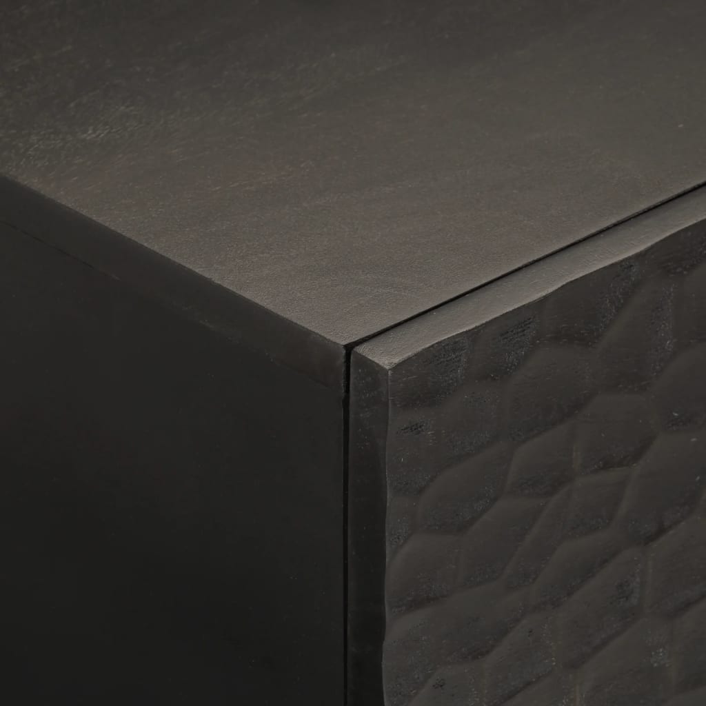 vidaXL Coffee Table Black 100x54x40 cm Solid Wood Mango