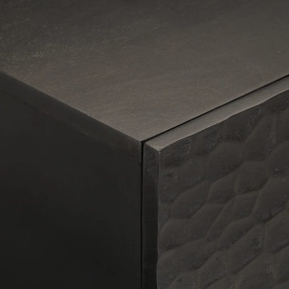 vidaXL Coffee Table Black 100x54x40 cm Solid Wood Mango