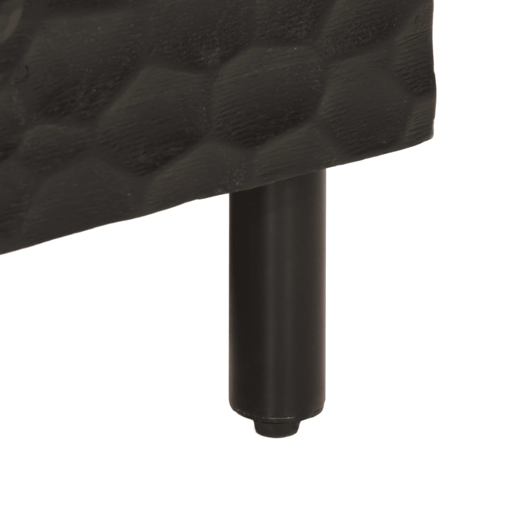 vidaXL Coffee Table Black 100x54x40 cm Solid Wood Mango