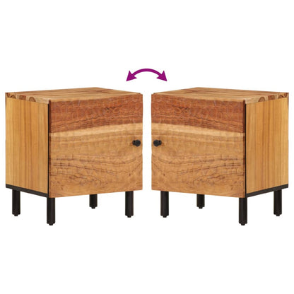 vidaXL Bedside Cabinets 2 pcs 40x33x46 cm Solid Wood Acacia