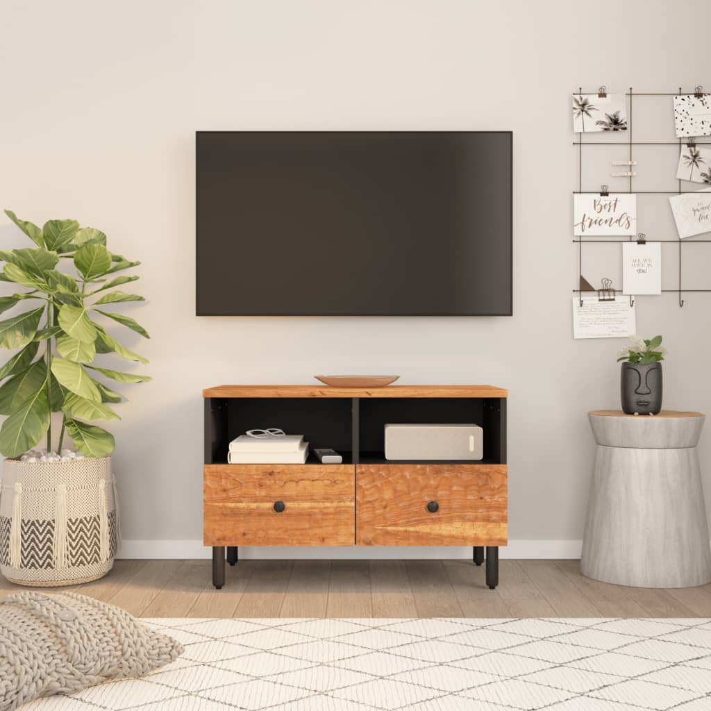 vidaXL TV Cabinet 70x33x46 cm Solid Wood Acacia