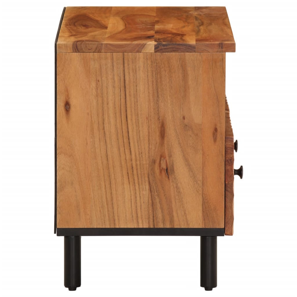 vidaXL TV Cabinet 70x33x46 cm Solid Wood Acacia