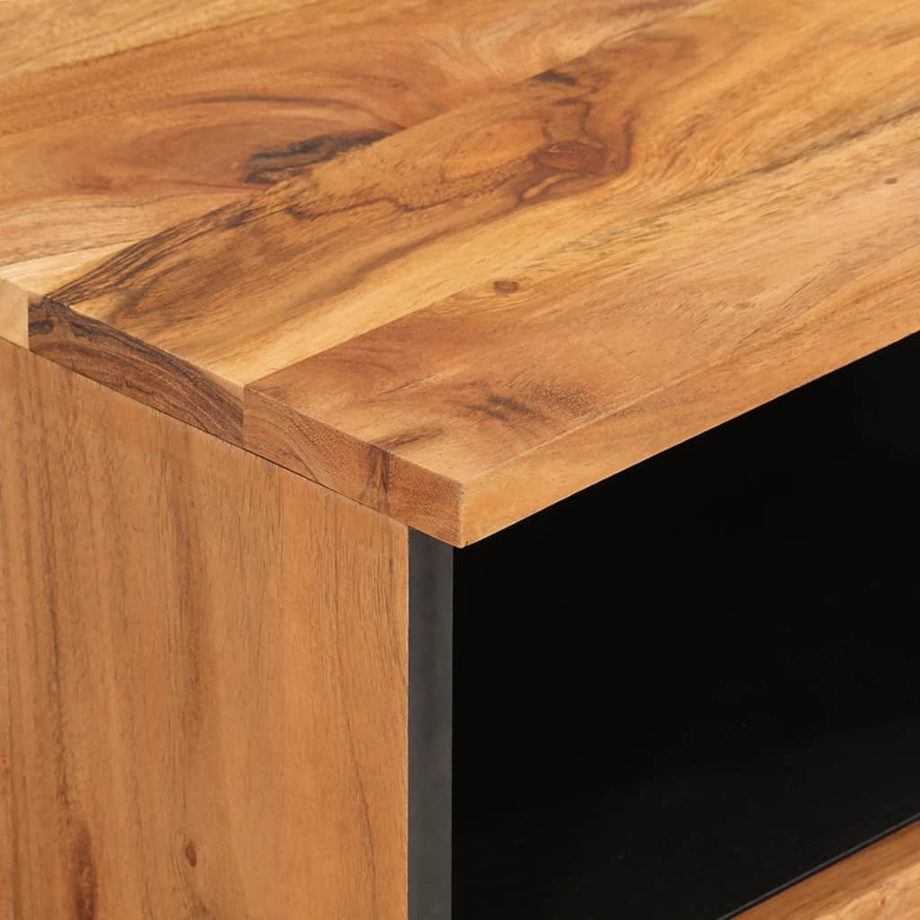 vidaXL TV Cabinet 70x33x46 cm Solid Wood Acacia