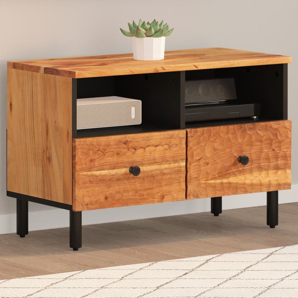 vidaXL TV Cabinet 70x33x46 cm Solid Wood Acacia