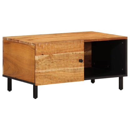 vidaXL Coffee Table 80x50x40 cm Solid Wood Acacia