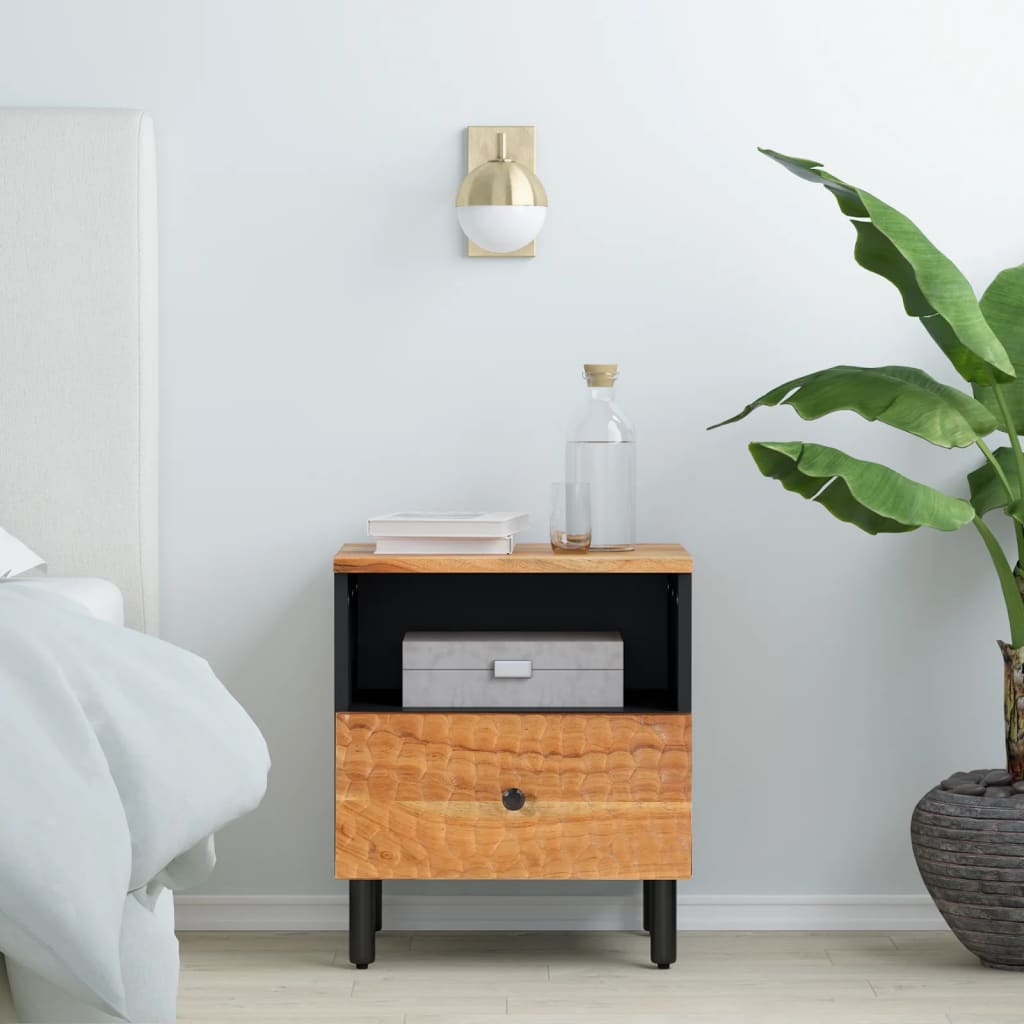 vidaXL Bedside Cabinet 40x33x46 cm Solid Wood Acacia