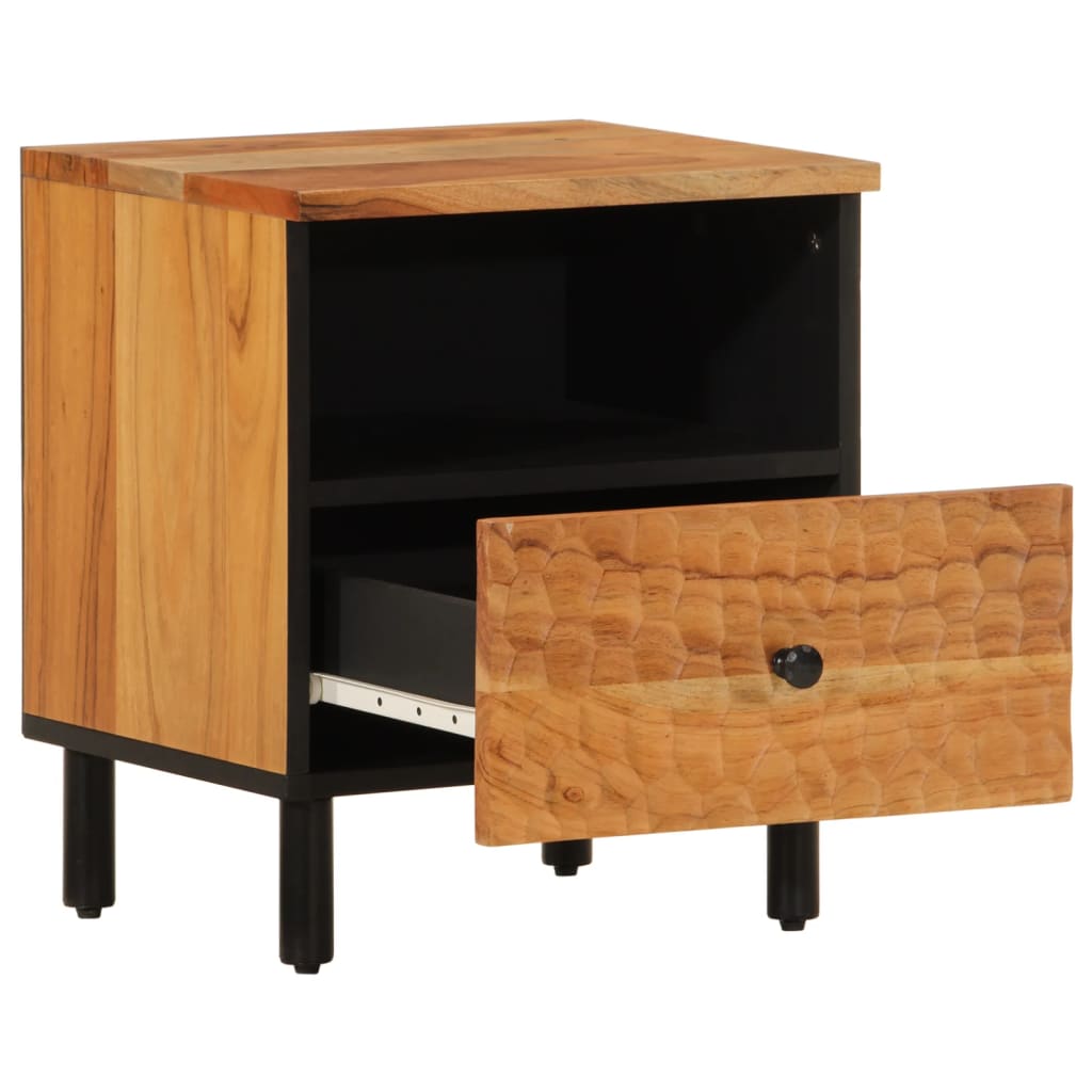 vidaXL Bedside Cabinet 40x33x46 cm Solid Wood Acacia