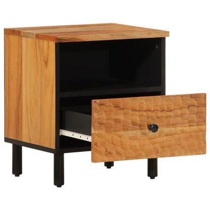 vidaXL Bedside Cabinet 40x33x46 cm Solid Wood Acacia