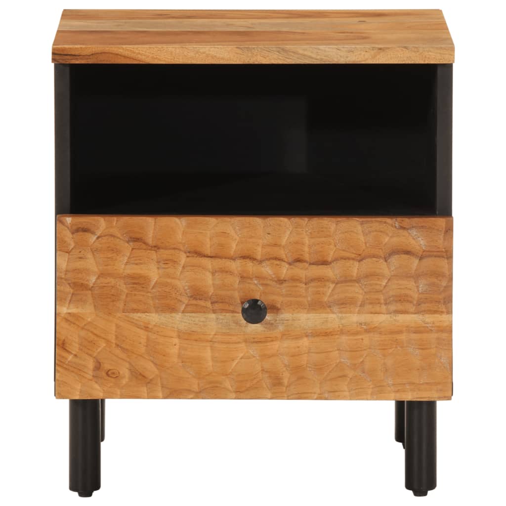 vidaXL Bedside Cabinets 2 pcs 40x33x46 cm Solid Wood Acacia