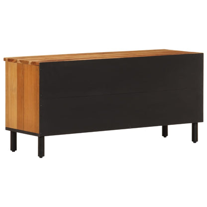 vidaXL TV Cabinet 100x33x46 cm Solid Wood Acacia