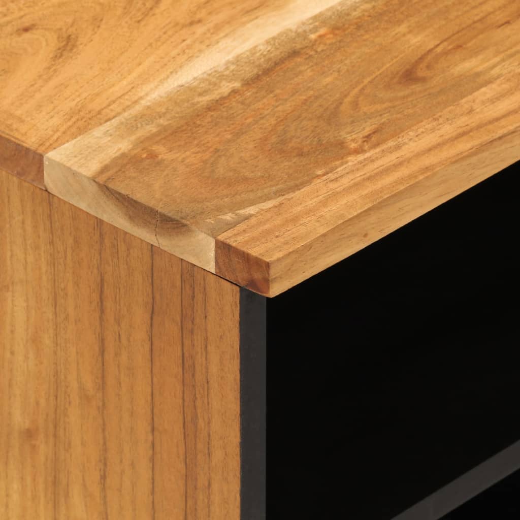 vidaXL TV Cabinet 100x33x46 cm Solid Wood Acacia