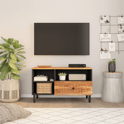 vidaXL TV Cabinet 80x33x46 cm Solid Wood Acacia