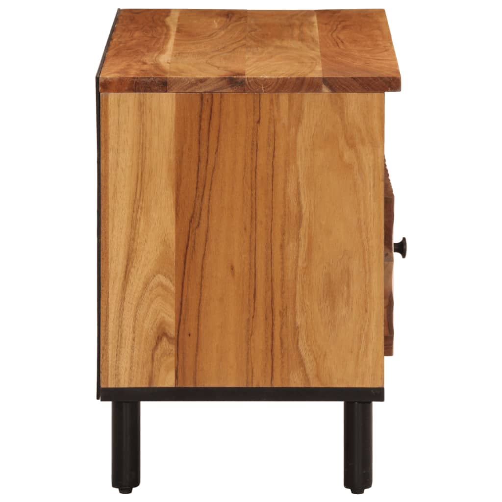 vidaXL TV Cabinet 80x33x46 cm Solid Wood Acacia
