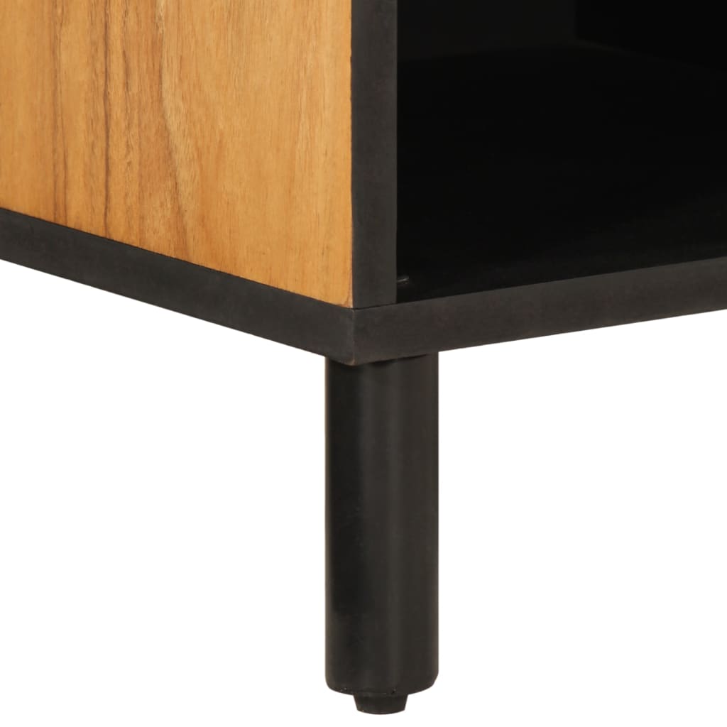 vidaXL TV Cabinet 80x33x46 cm Solid Wood Acacia