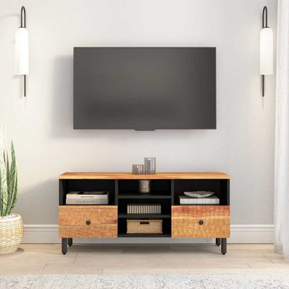 vidaXL TV Cabinet 100x33x46 cm Solid Wood Acacia