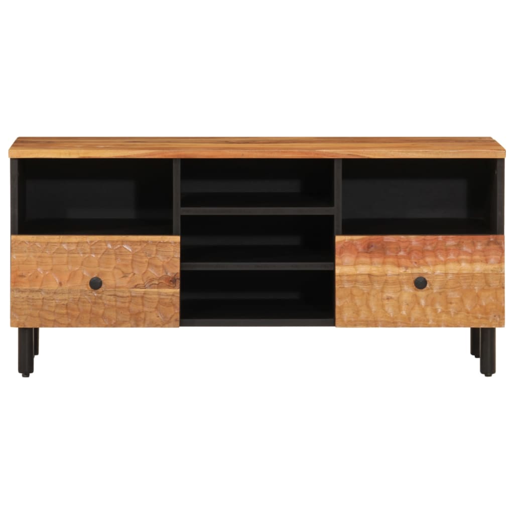 vidaXL TV Cabinet 100x33x46 cm Solid Wood Acacia
