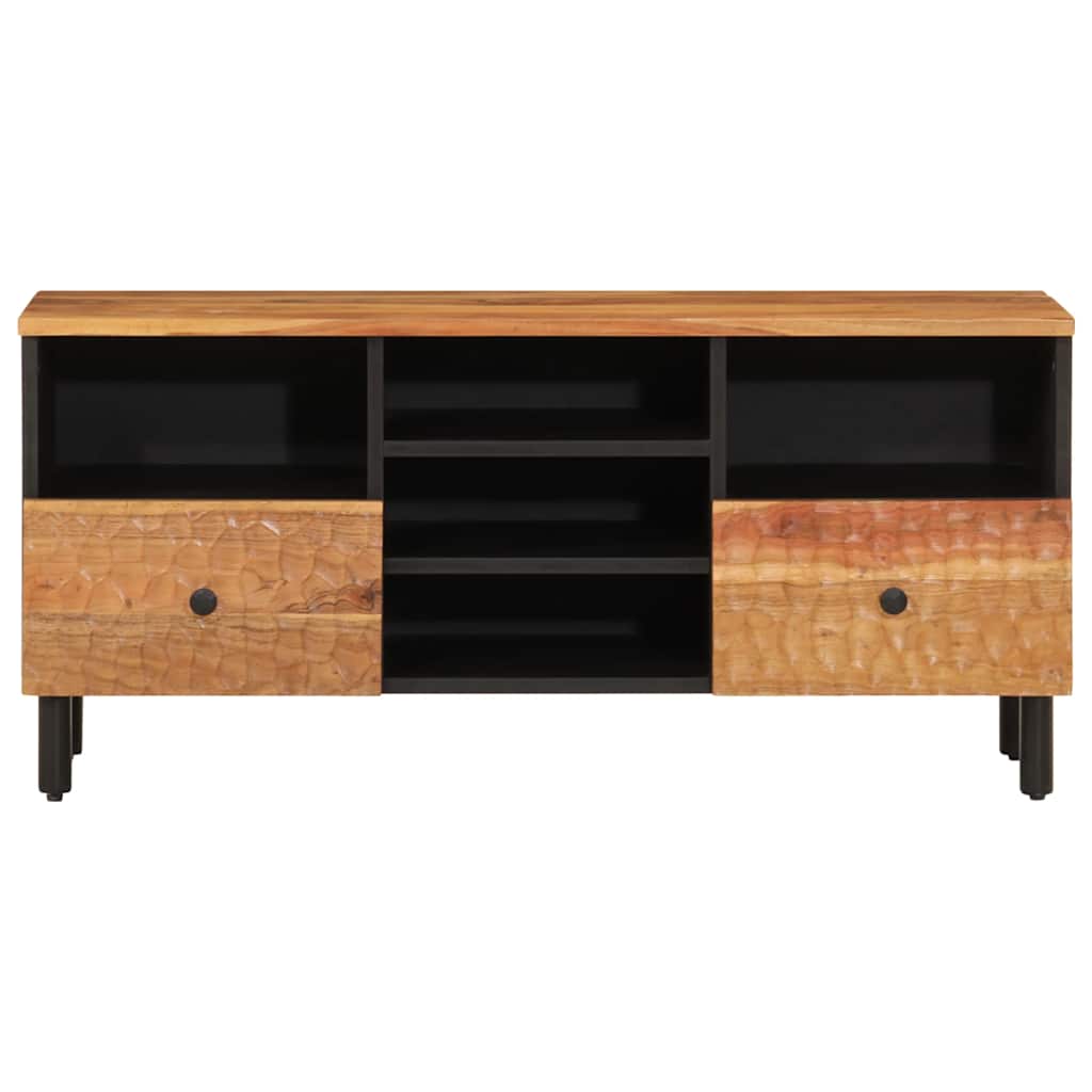 vidaXL TV Cabinet 100x33x46 cm Solid Wood Acacia