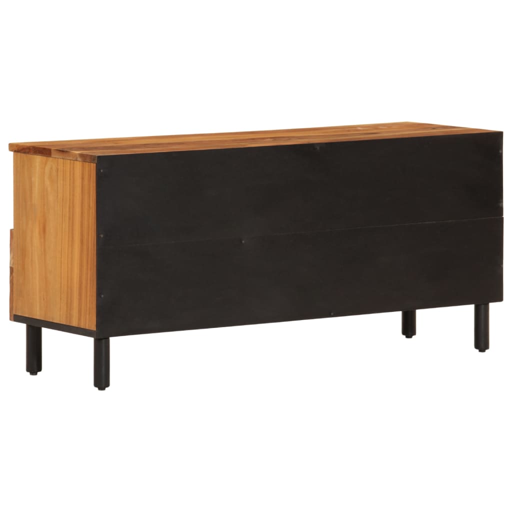 vidaXL TV Cabinet 100x33x46 cm Solid Wood Acacia