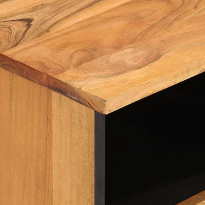 vidaXL TV Cabinet 100x33x46 cm Solid Wood Acacia